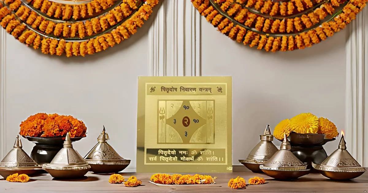 Pitra Dosh Nivaran Yantra, a revered Vedic