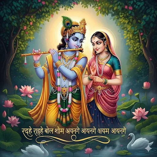 राधे राधे बोल श्याम आएंगे आएंगे श्याम आएंगे – कृष्ण भजन लिरिक्स