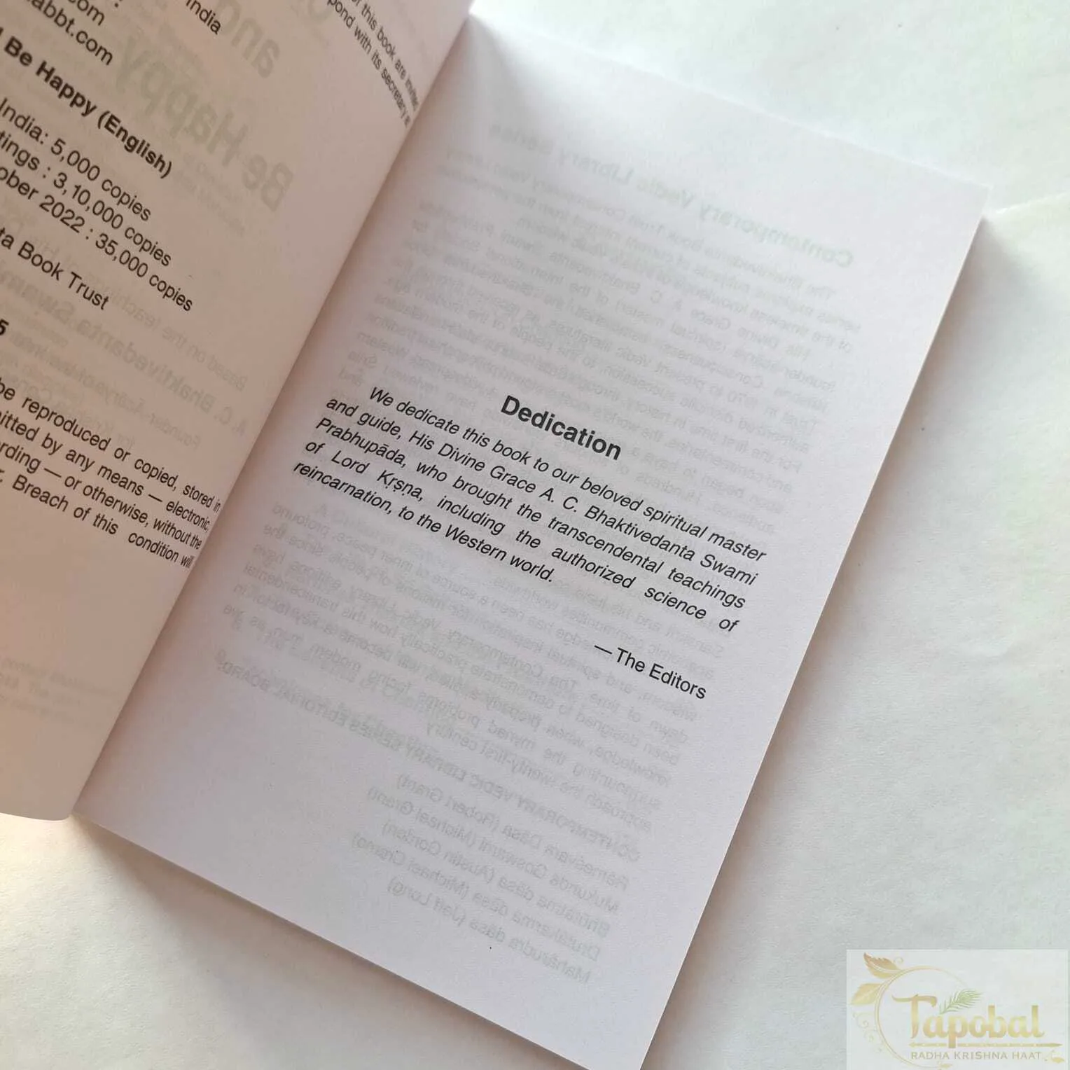 Chant and Be Happy Spiritual Guide Book For Peaceful Living