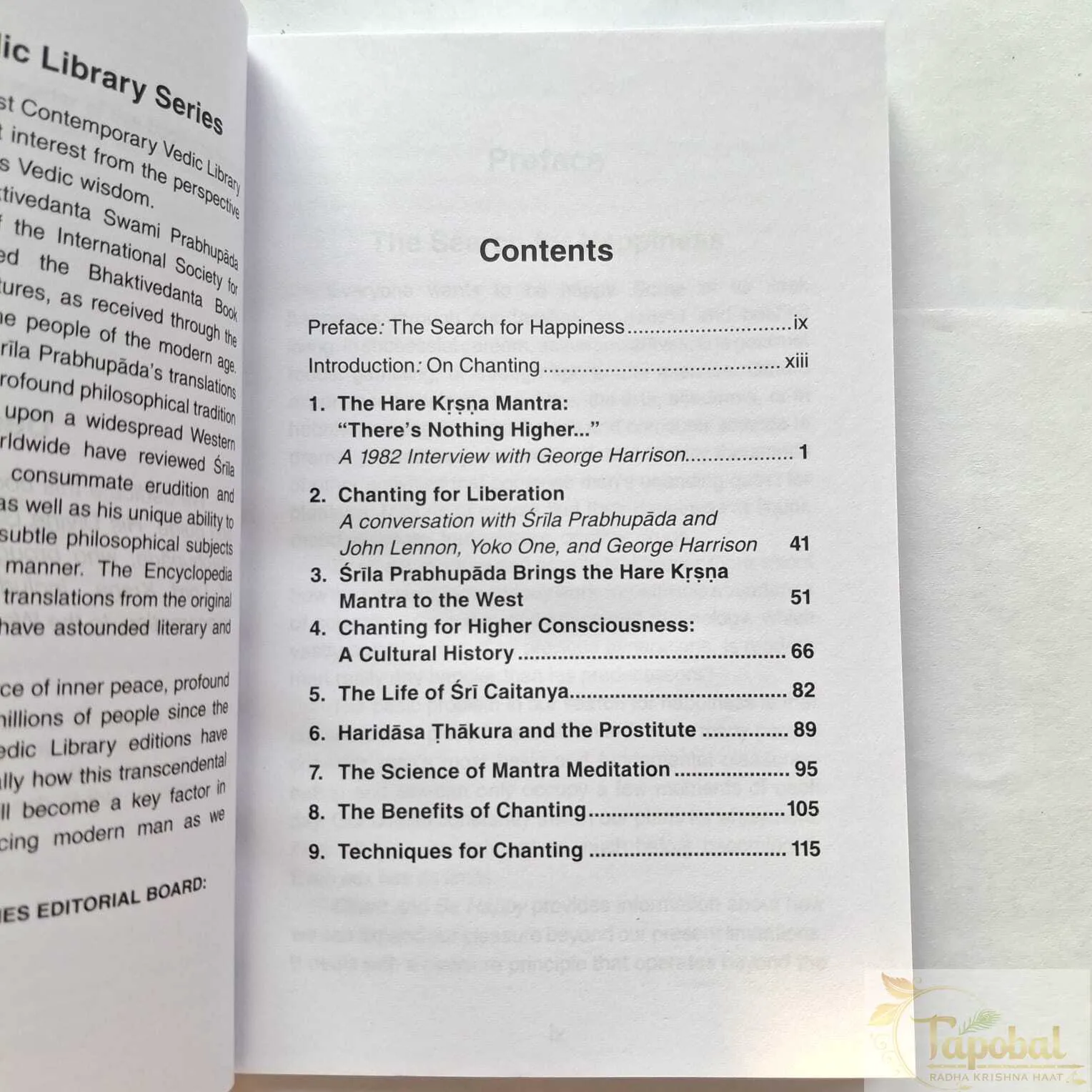 Chant and Be Happy Spiritual Guide Book For Peaceful Living