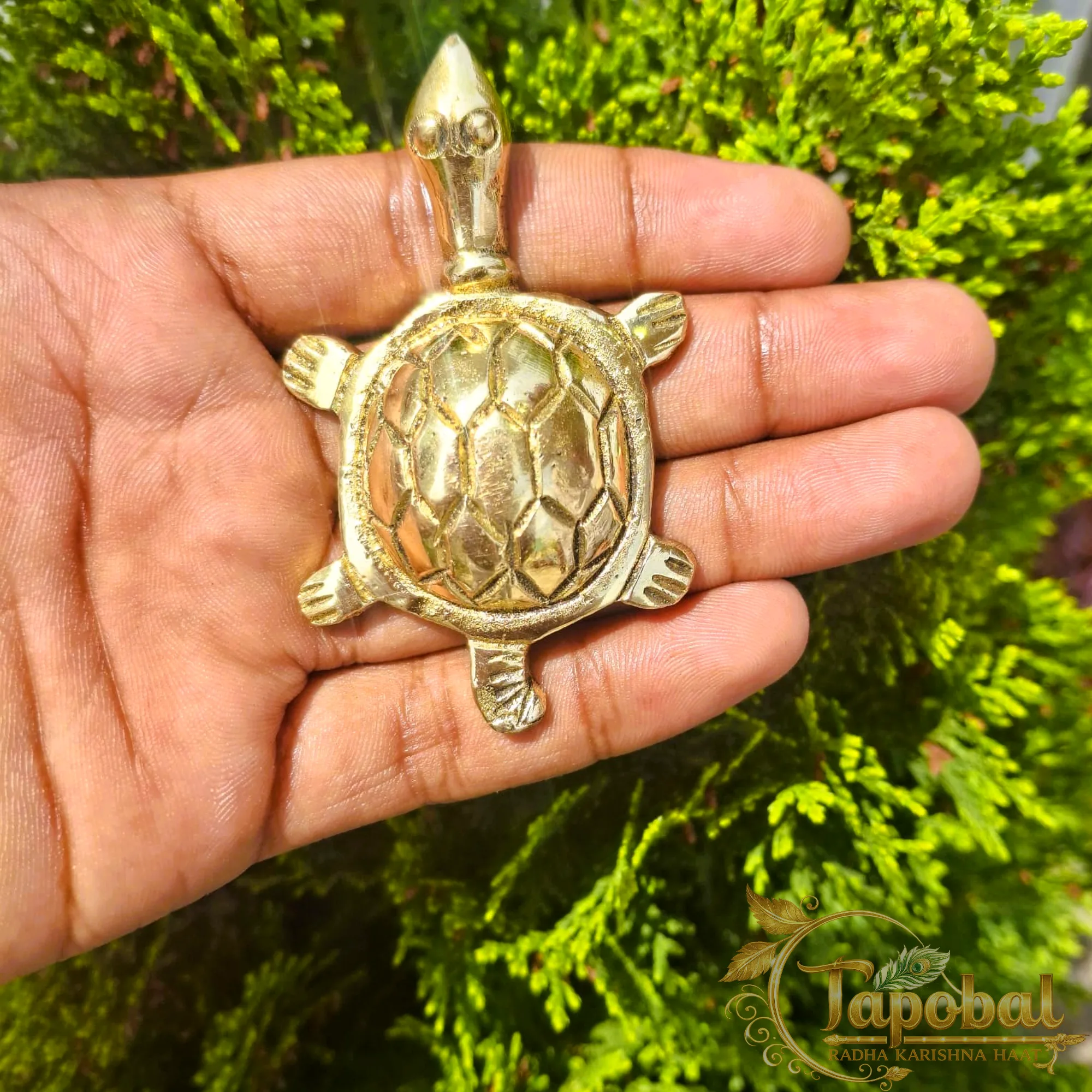 Buy Handmade Brass Turtle Showpiece Idol for Vaastu