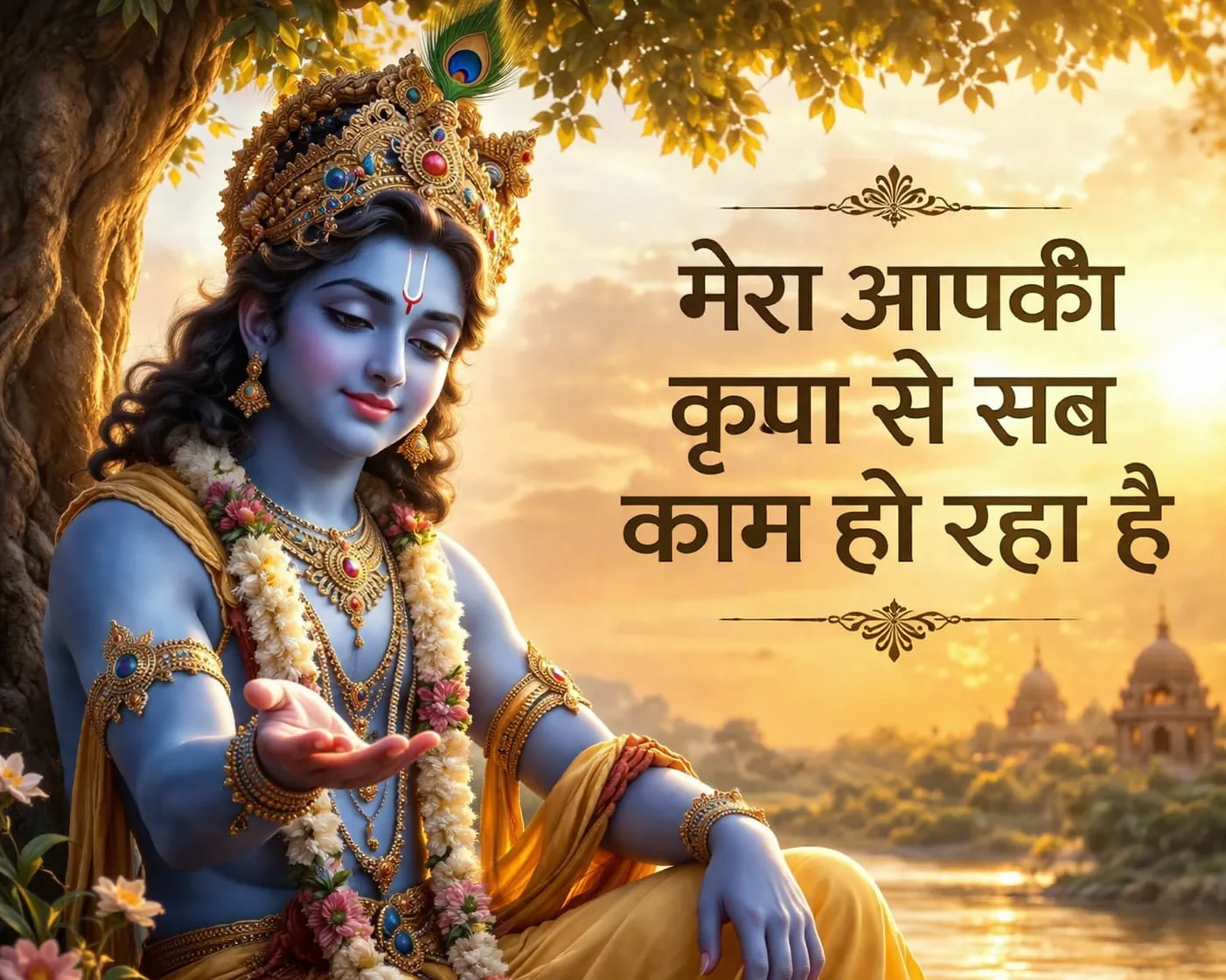 मेरा आपकी कृपा से सब काम हो रहा है। – कृष्ण भजन लिरिक्स