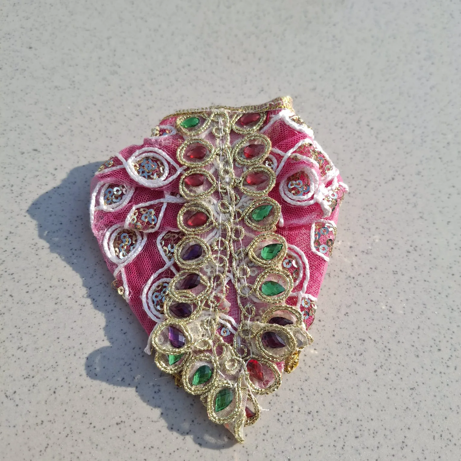 Buy Pure Radha Krishna Brass Murti Dress for 19cm Idol
